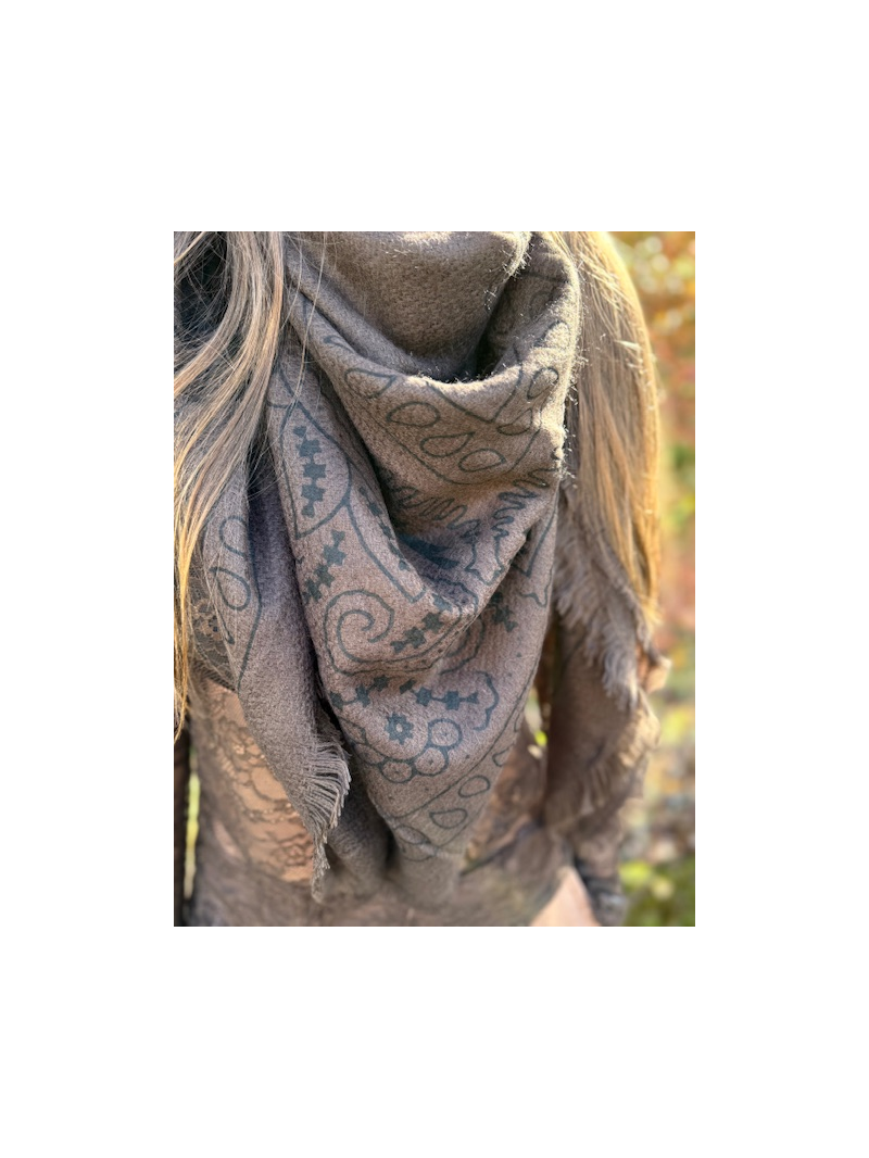 BANDANA Foulard chocolat