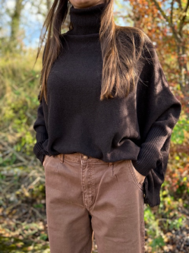 PONCHO Pull col roulé PONCHO Pull col roulé