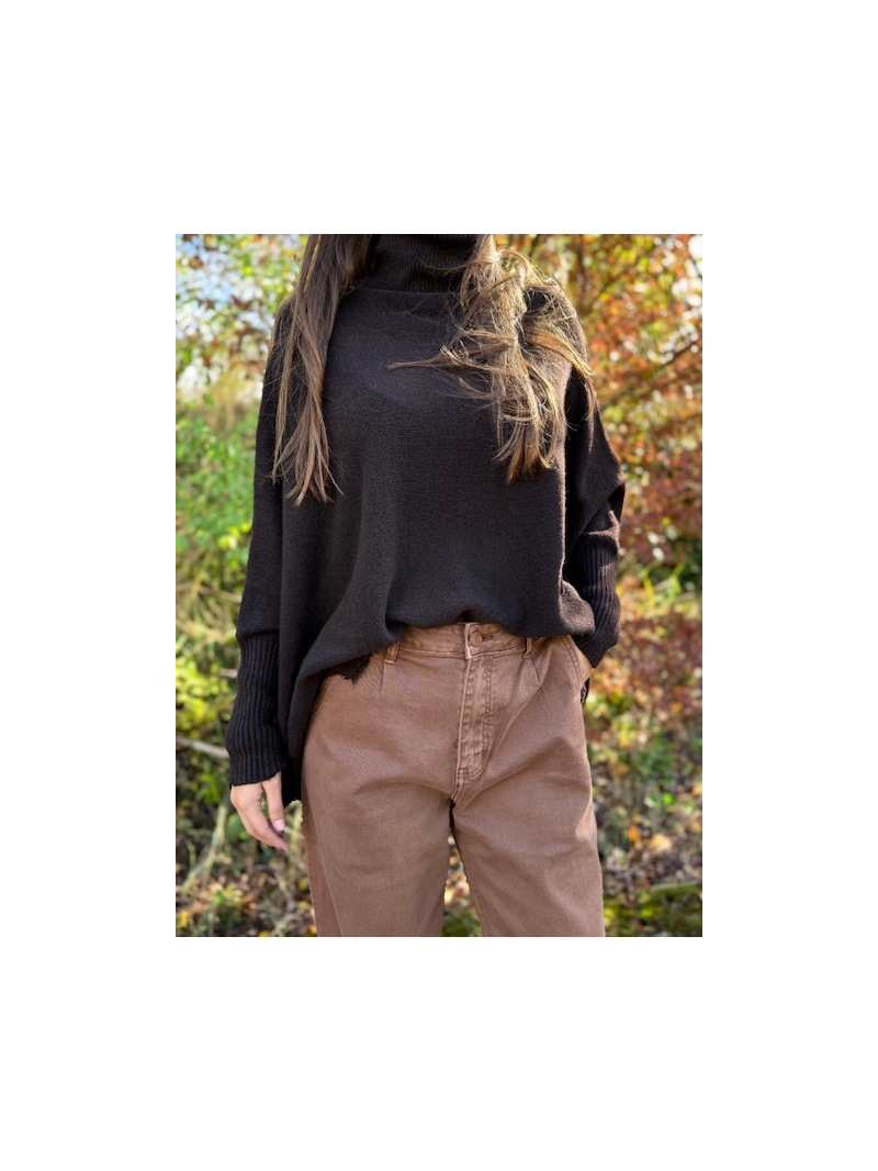 PONCHO Pull col roulé PONCHO Pull col roulé