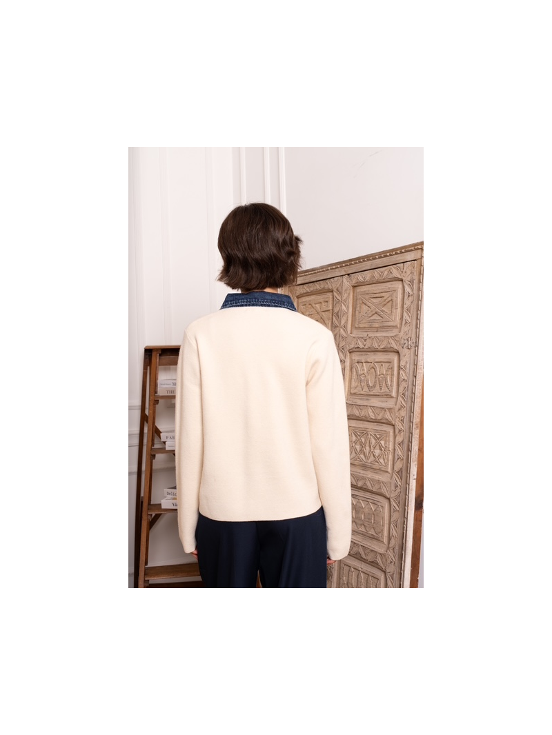 JOE Gilet écru