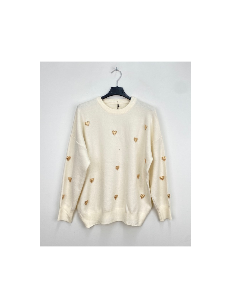 EX VOTO Pull écru