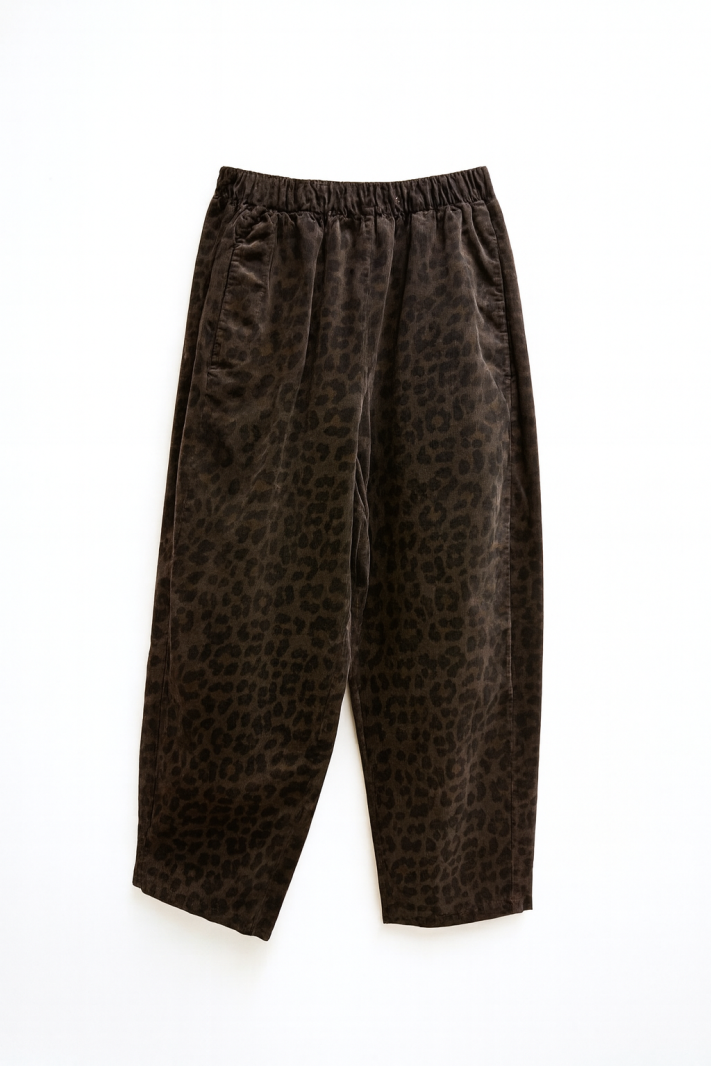 LÉO Pantalon ballon léopard LÉO Pantalon ballon léopard