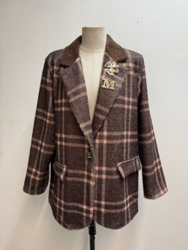 JUDE Blazer choco rose