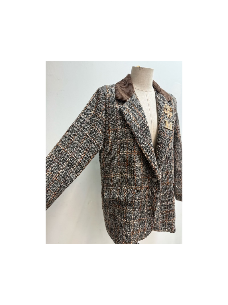 JUDE Blazer noir chocolat JUDE Blazer noir chocolat