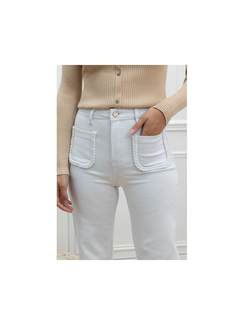 TORSADE Jean wide leg blanc TORSADE Jean wide leg blanc