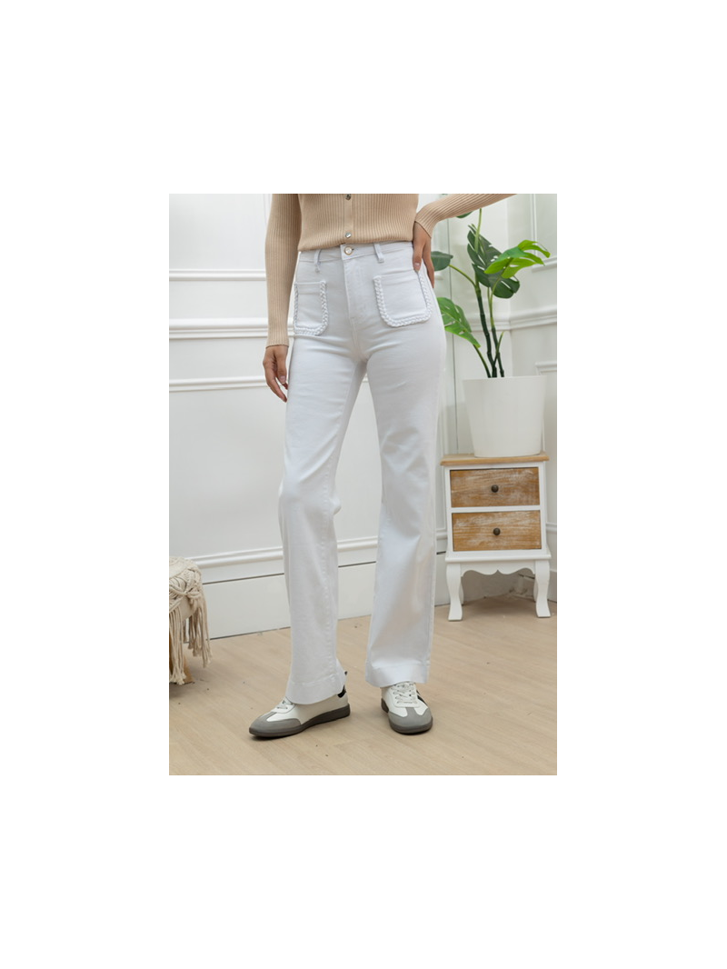 TORSADE Jean wide leg blanc TORSADE Jean wide leg blanc
