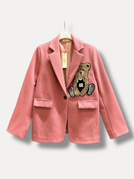 TEDDY Veste rose baby