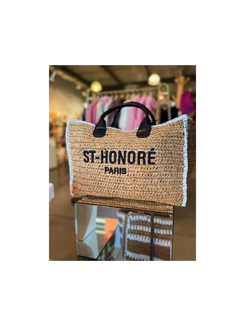 Panier St Honoré Paris – Sac cabas paille tendance | Sud Access Panier St Honoré Paris – Sac cabas paille tendance | Sud Access
