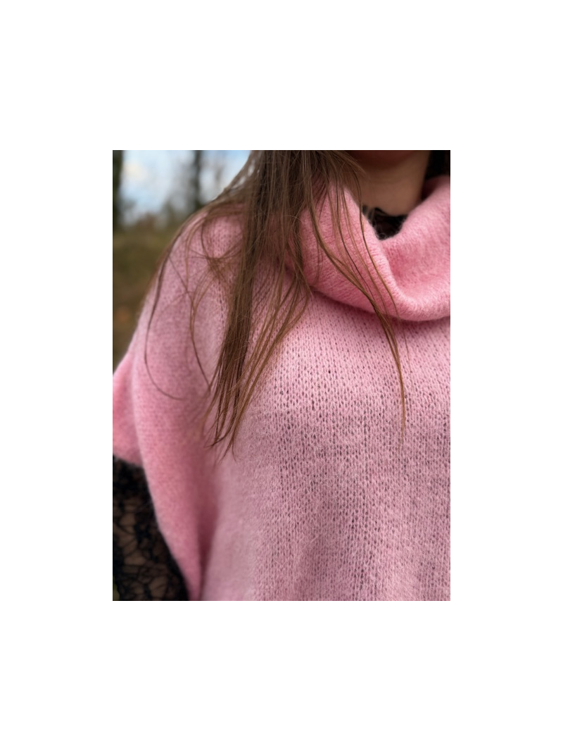 Pull Ginette oversize col roulé sans manches | Fabrication Italie Pull Ginette oversize col roulé sans manches | Fabrication Italie