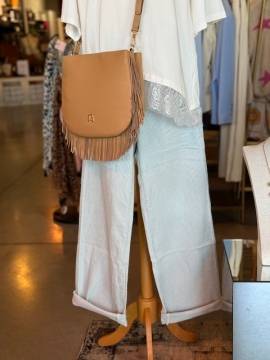 Jean wide leg rayé bleu ciel femme | Sud Access