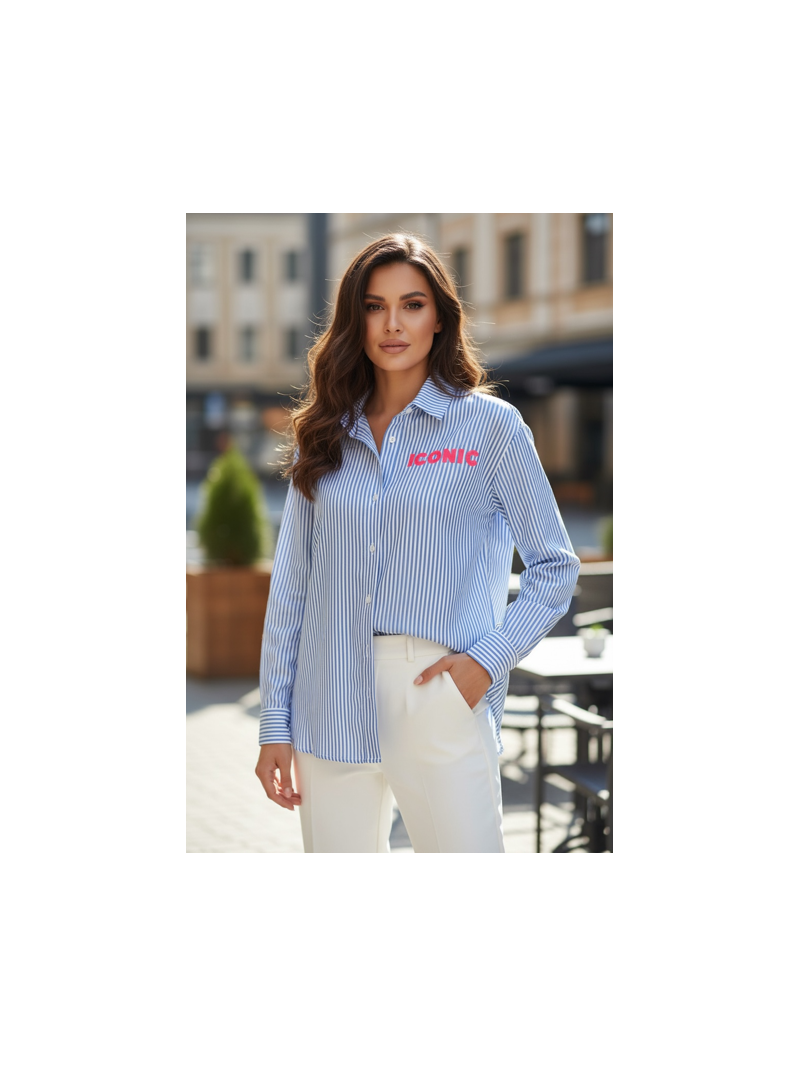 Chemise oversize rayée Iconic femme – coupe fluide TU 36-42 | Sud Access Chemise oversize rayée Iconic femme – coupe fluide TU 36-42 | Sud Access