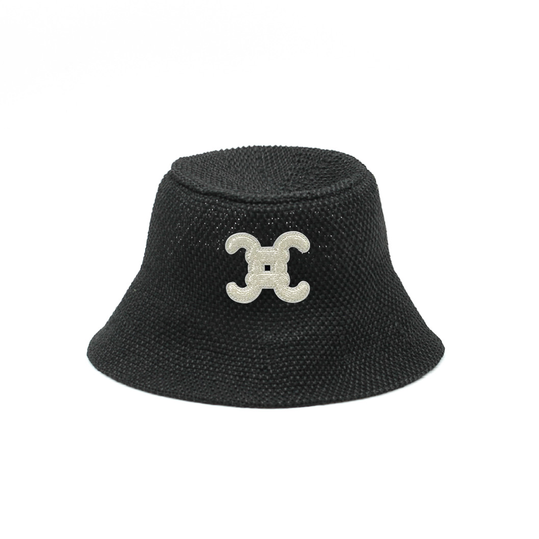 Chapeau noir tressé – style estival femme | Sud Access Chapeau noir tressé – style estival femme | Sud Access