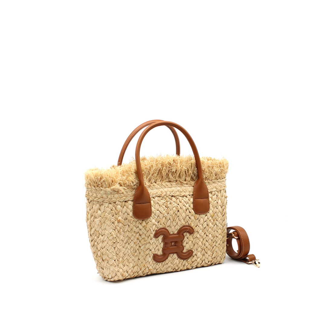 Panier C Camel en paille avec logo camel – sac été femme tendance Panier C Camel en paille avec logo camel – sac été femme tendance