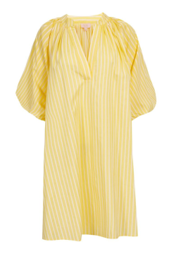 Robe courte CRUSH rayée jaune | Sud Access Montélimar