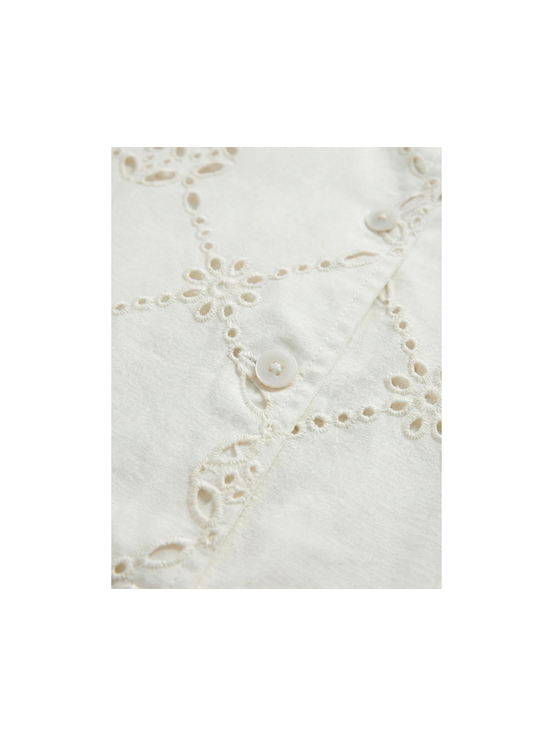 BRODERIE Veste blanche