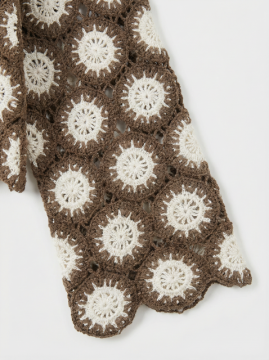 Top crochet femme chocolat écru – Top crop bohème manches évasées | Sud Access Top crochet femme chocolat écru – Top crop bohème manches évasées | Sud Access