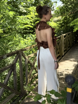 Pantalon fluide imprimé palmier femme – Coupe droite légère été | Sud Access Pantalon fluide imprimé palmier femme – Coupe droite légère été | Sud Access