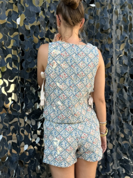 Short fleuri femme assorti | Motif floral et esprit bohème chic