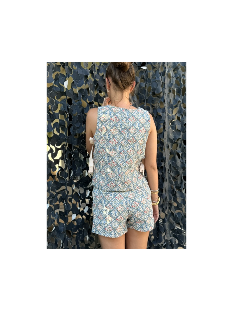 Short fleuri femme assorti | Motif floral et esprit bohème chic