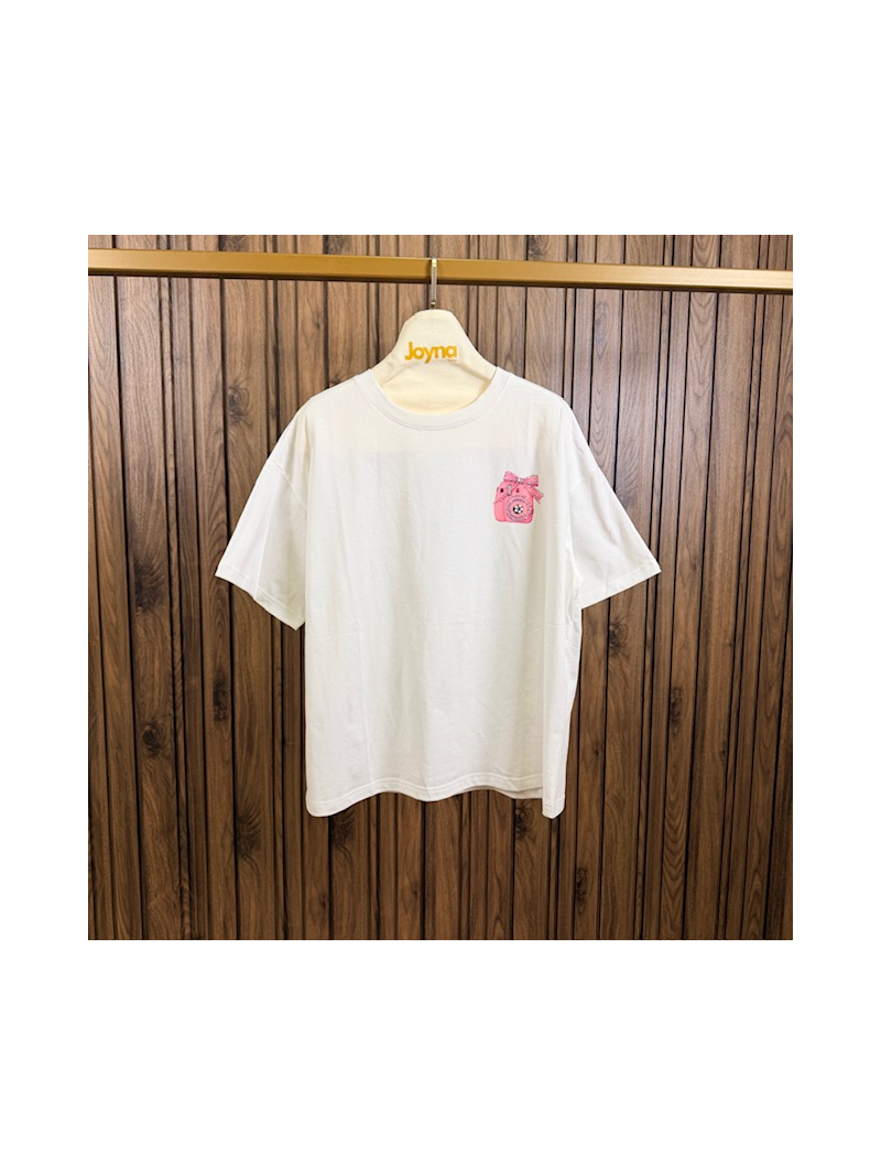 T-shirt blanc imprimé Ciao Bella femme | Sud Access Concept Store T-shirt blanc imprimé Ciao Bella femme | Sud Access Concept Store