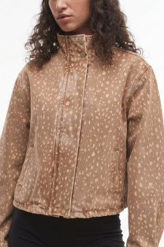 Veste Bambi femme camel imprimée – Sud Access