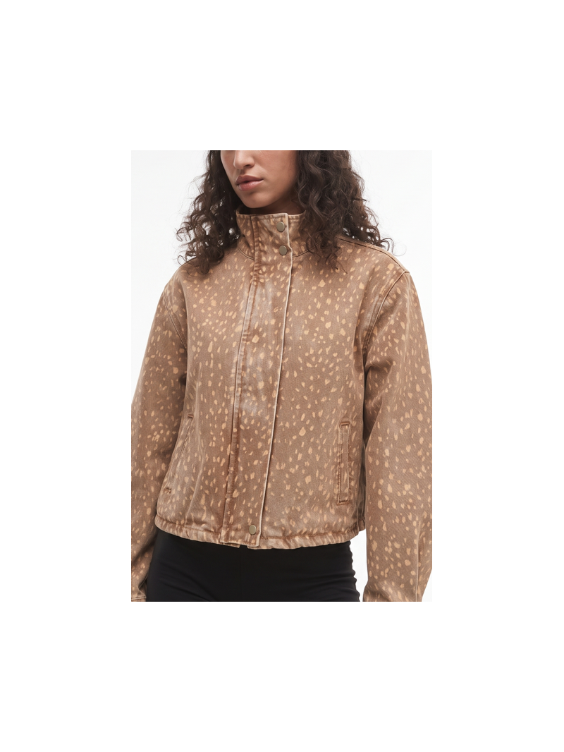 Veste Bambi femme camel imprimée – Sud Access