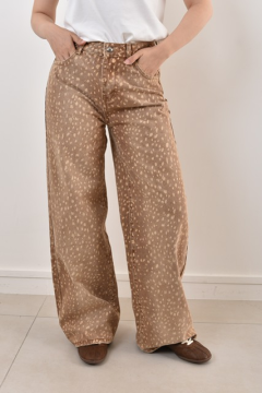 Jean Bambi femme beige motif faon – Sud Access