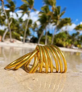 BOUDDHISTE  Jonc doré clair