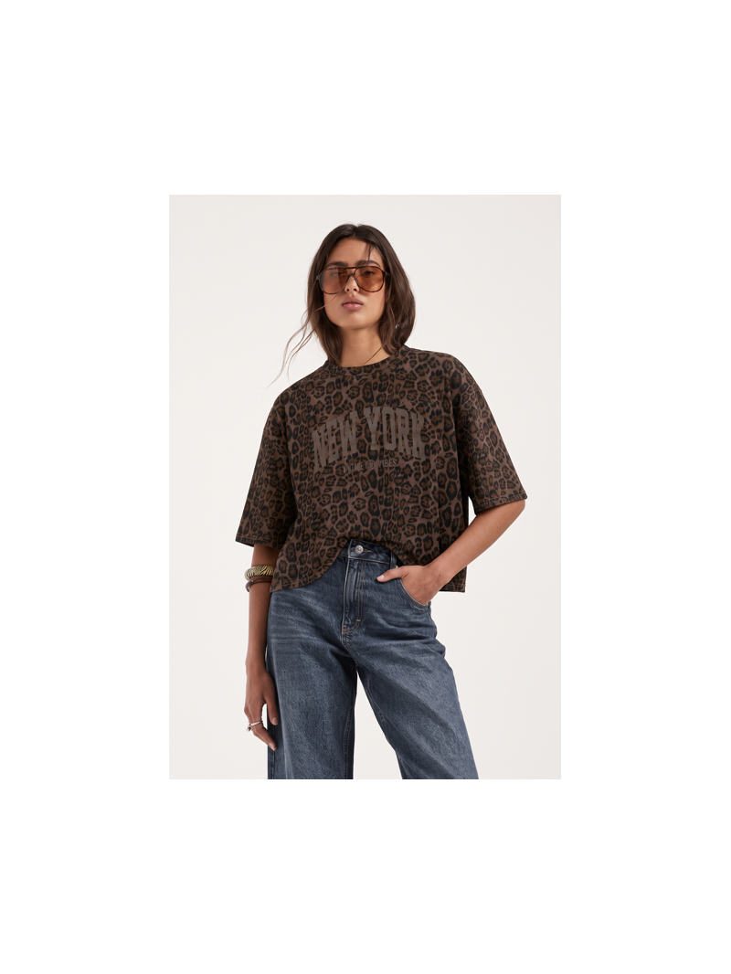 LEOPARD Teeshirt NEW YORK LEOPARD Teeshirt NEW YORK