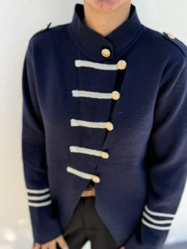 Veste Gilet Louisa Femme Style Officier Marine | Sud Access Veste Gilet Louisa Femme Style Officier Marine | Sud Access