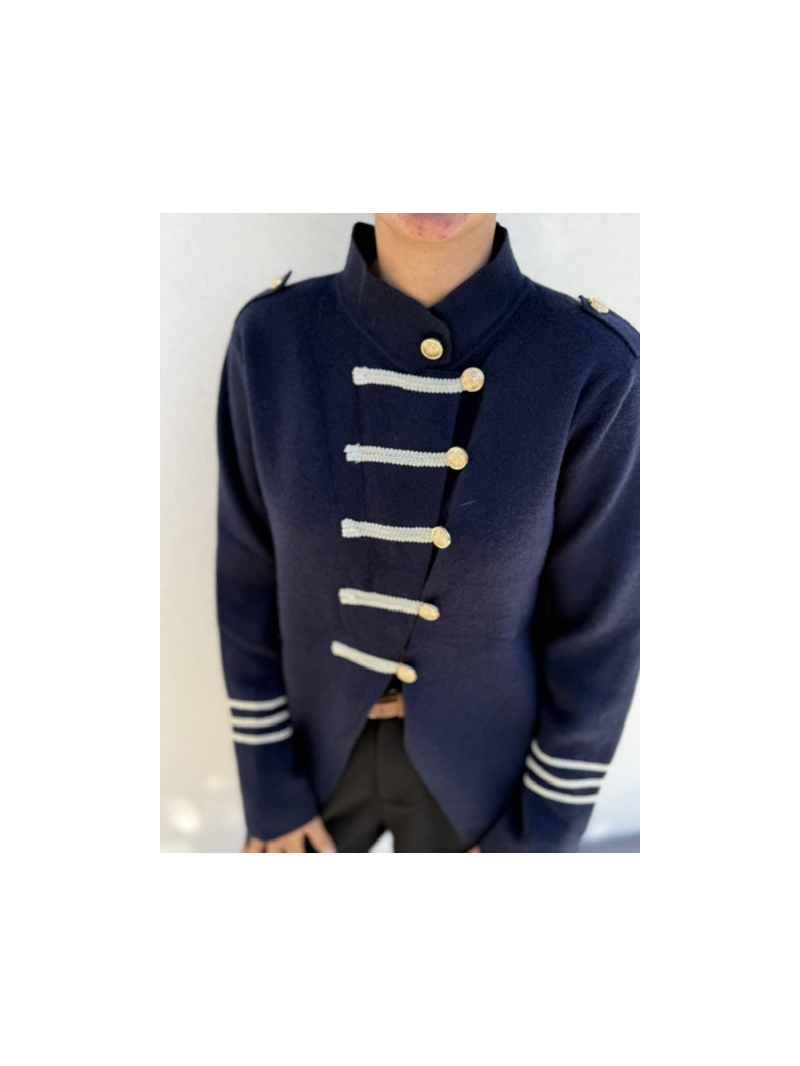 Veste Gilet Louisa Femme Style Officier Marine | Sud Access Veste Gilet Louisa Femme Style Officier Marine | Sud Access