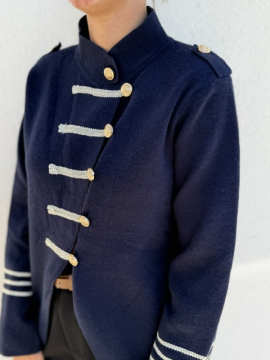 Veste Gilet Louisa Femme Style Officier Marine | Sud Access Veste Gilet Louisa Femme Style Officier Marine | Sud Access