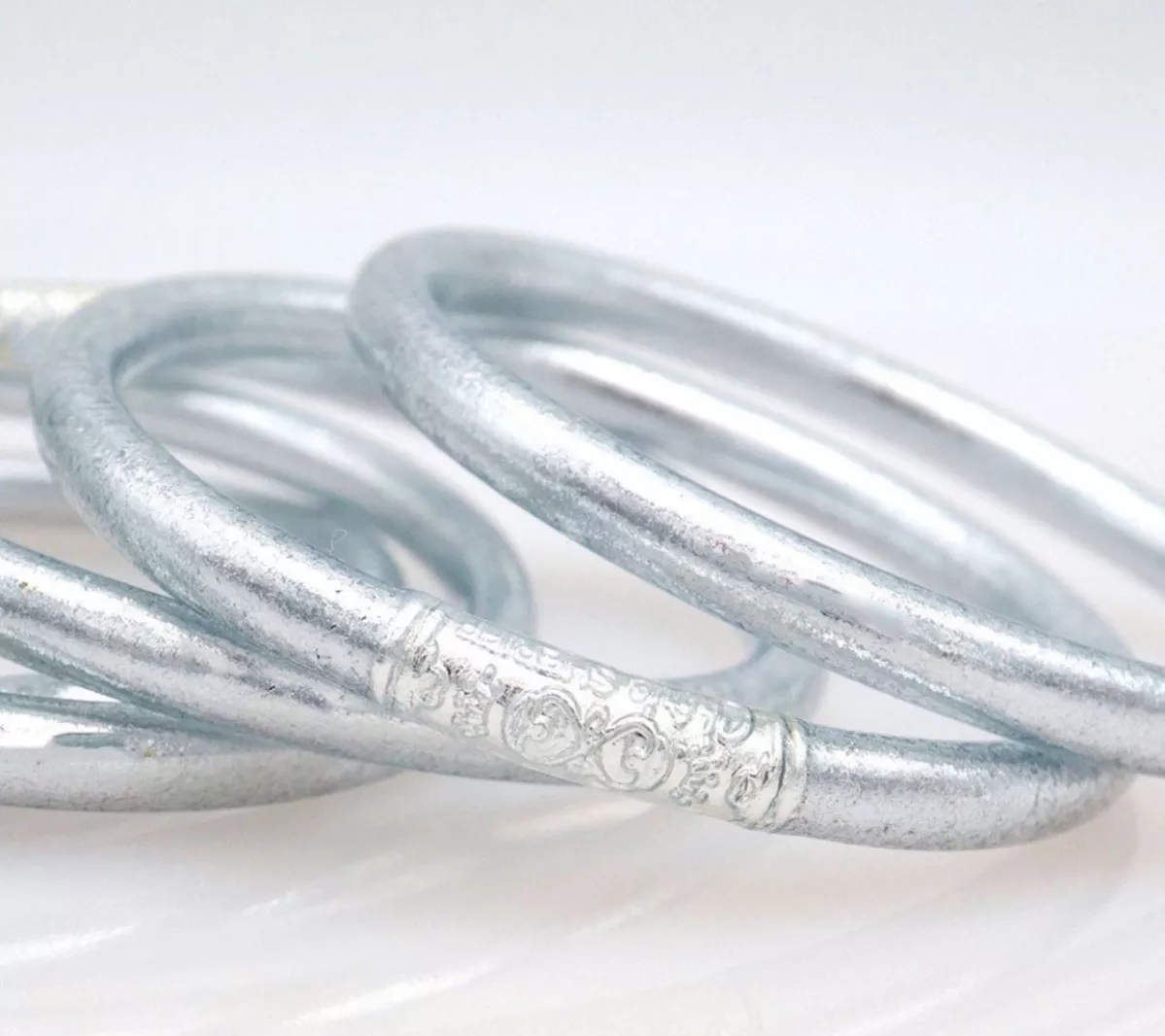 BOUDDHISTE Jonc argent BOUDDHISTE Jonc argent