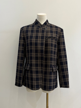 Blazer Gabriel à Carreaux Marine | Sud Access