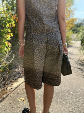 Bermuda Scott Léopard Femme Tendance | Sud Access