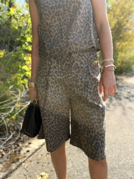 Bermuda Scott Léopard Femme Tendance | Sud Access