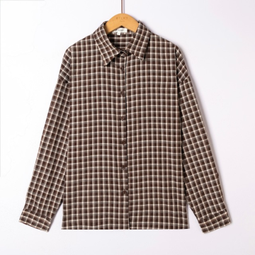Chemise Harisson à carreaux chocolat avec nœuds au dos | Sud Access Chemise Harisson à carreaux chocolat avec nœuds au dos | Sud Access