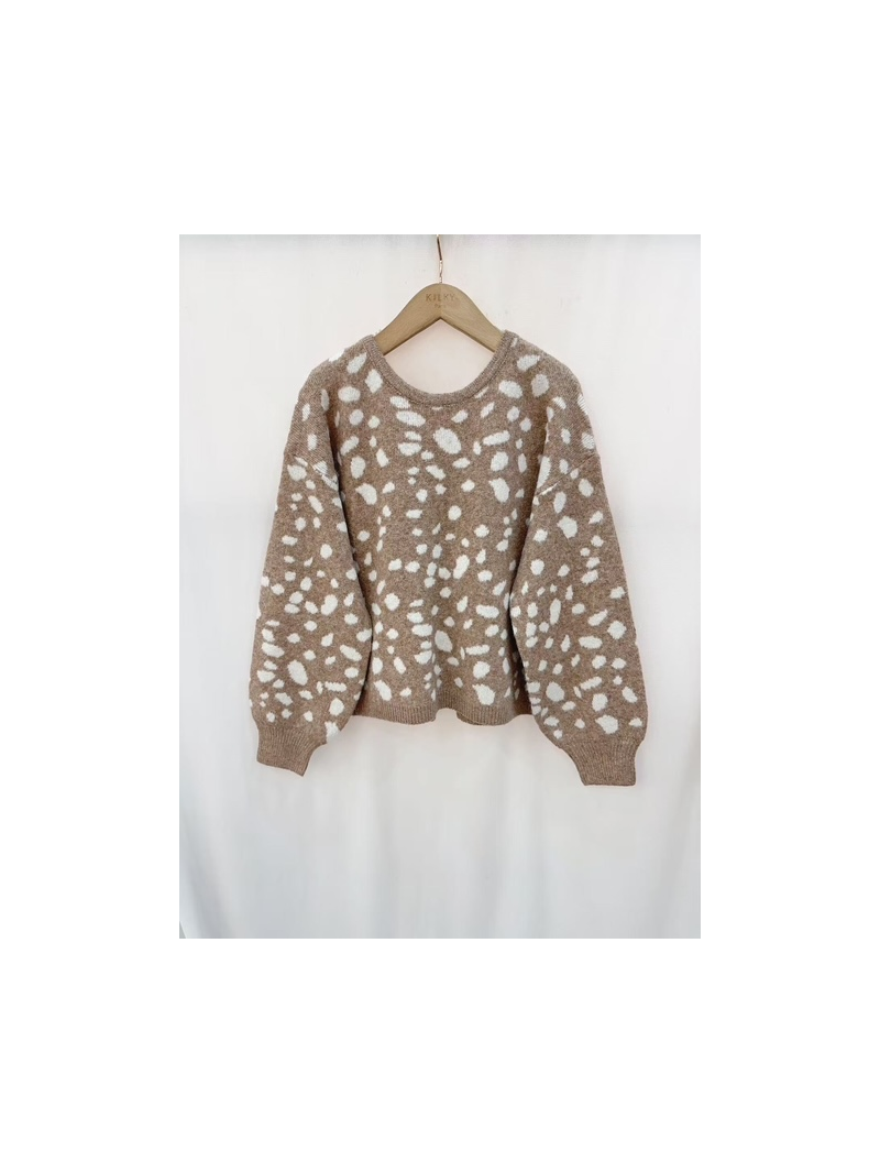 Pull Bambi femme – Motif animalier et nœuds au dos | Sud Access Pull Bambi femme – Motif animalier et nœuds au dos | Sud Access