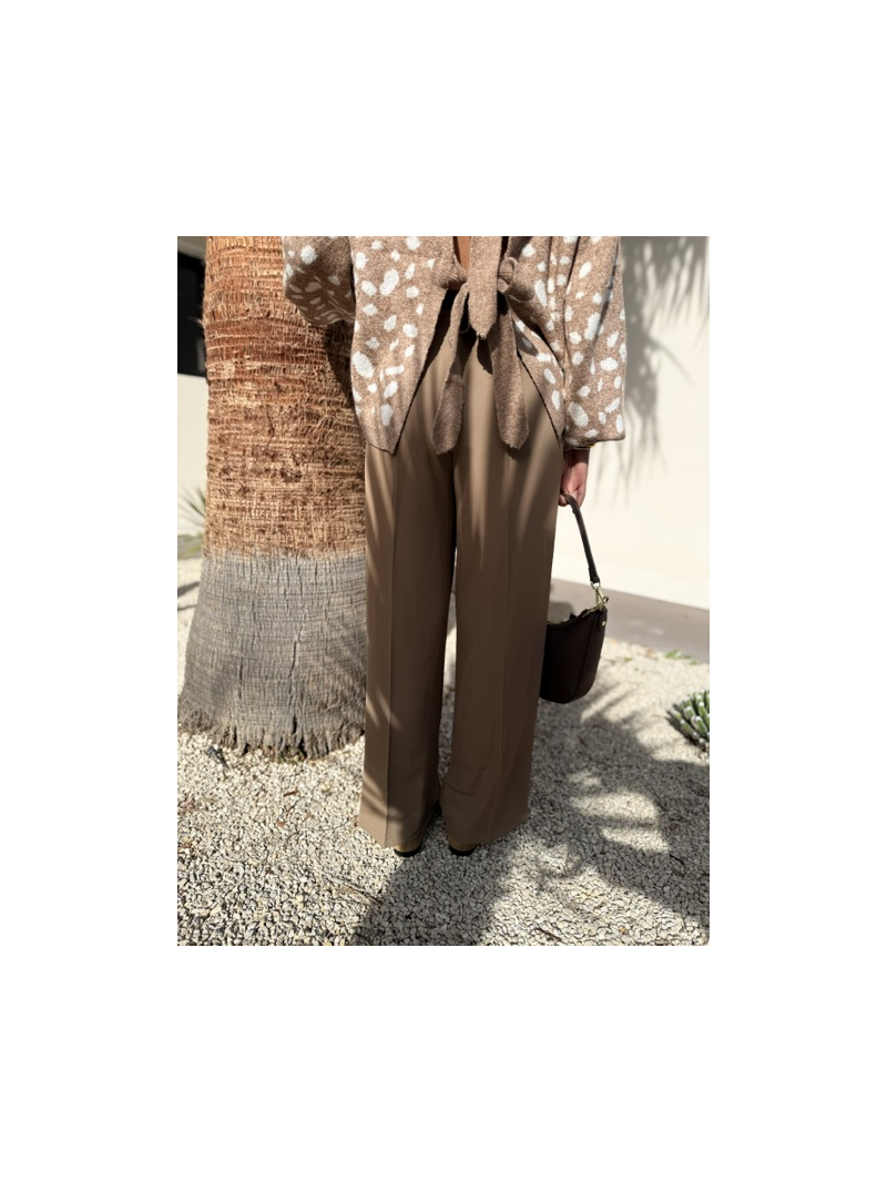 EWAN Pantalon fluide taupe EWAN Pantalon fluide taupe