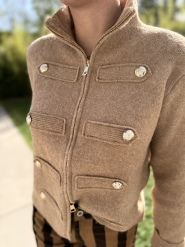 Gilet James camel femme – Gilet doux et élégant | Sud Access