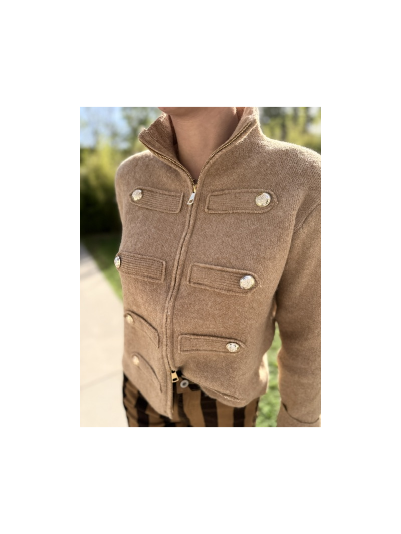 Gilet James camel femme – Gilet doux et élégant | Sud Access