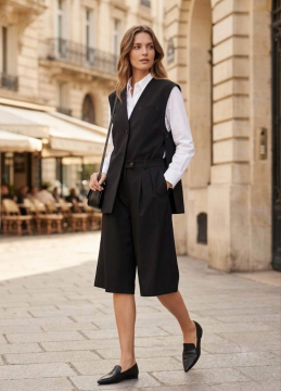 Bermuda long noir Drake femme | Sud Access