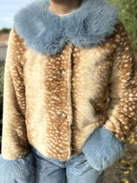 FALINE Veste bambi ciel