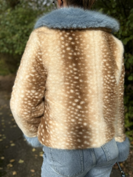 Veste fausse fourrure Bambi Faline femme | Sud Access Veste fausse fourrure Bambi Faline femme | Sud Access