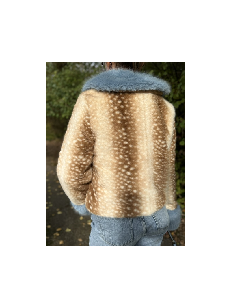 Veste fausse fourrure Bambi Faline femme | Sud Access Veste fausse fourrure Bambi Faline femme | Sud Access